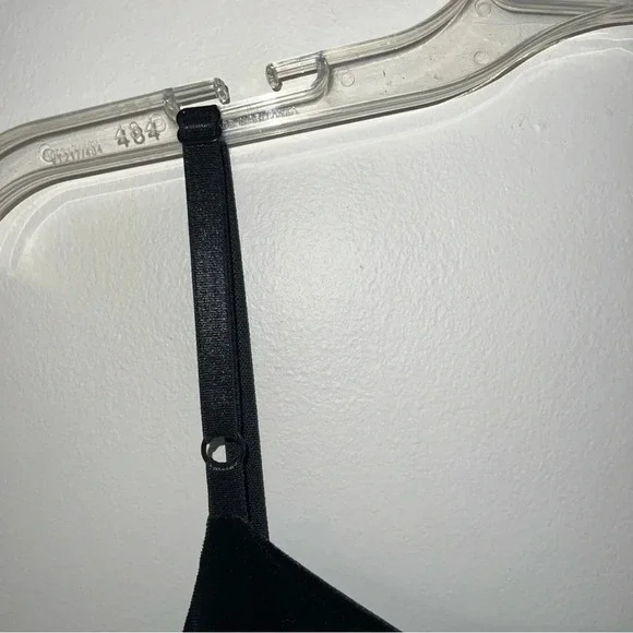 Ralph Lauren Black Velvet Sleeveless Y2K Night Out Prom Wedding Midi Dress M - Picture 5 of 9